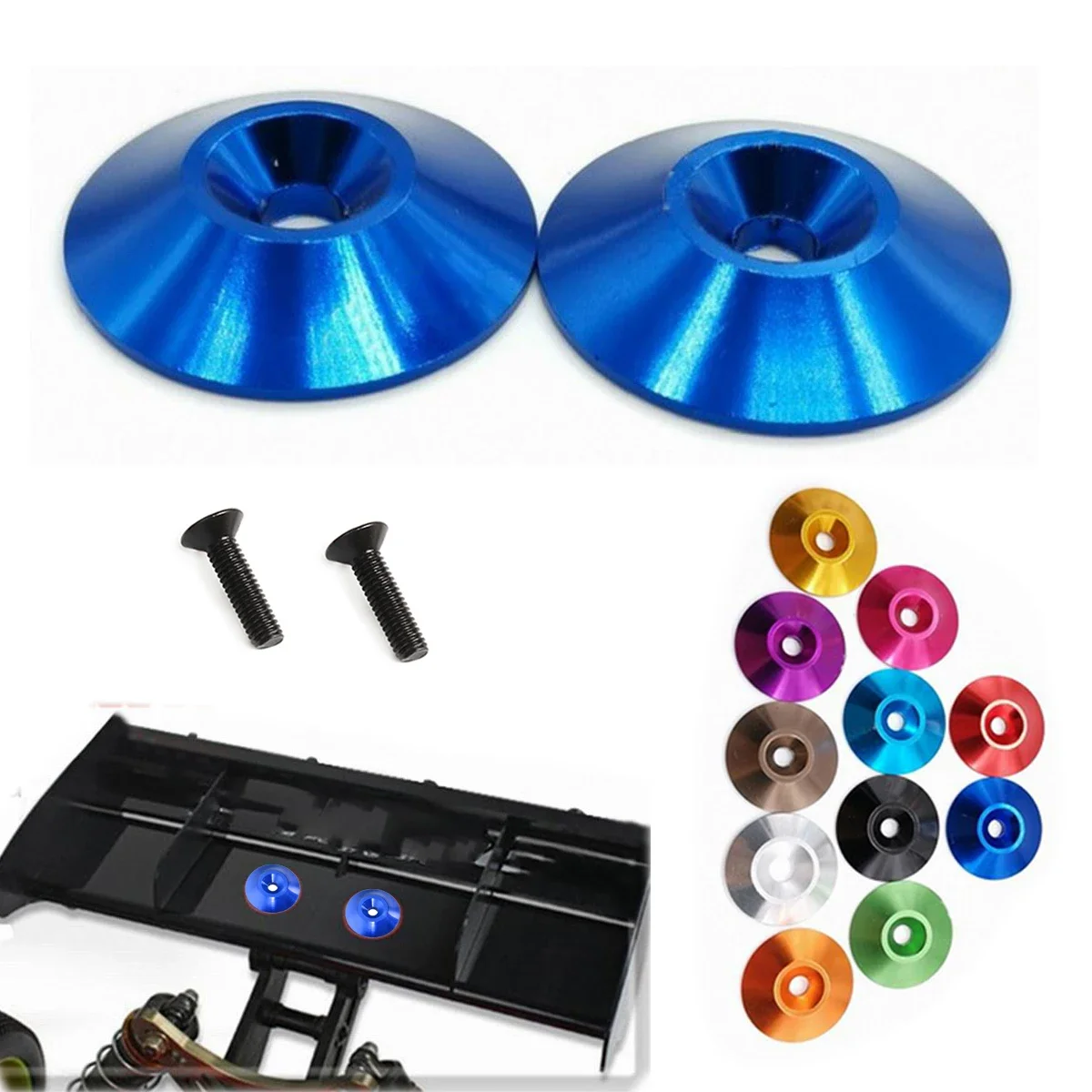 Rc Hobby Warehouse - 2pcs Rear Tail Wing Gasket for