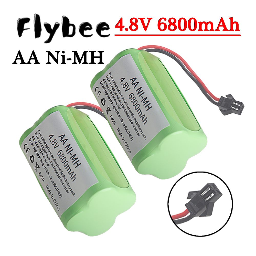 Rc Hobby Boat - NI-MH 6800mAh 4.8V 4*AA Battery Pack