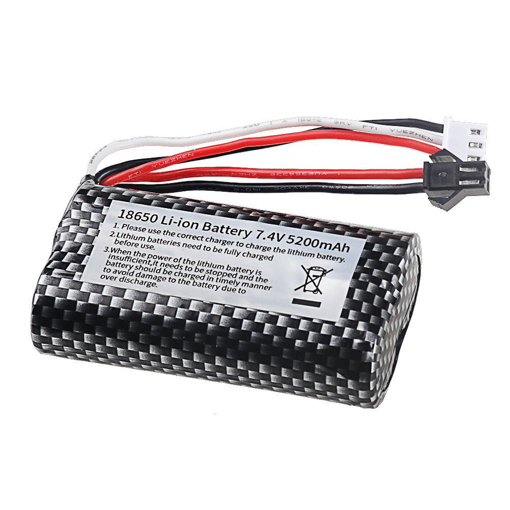 18650 7.4V 5200mAh Li-ion batt - Rc Hobby Boat のレビューと価格