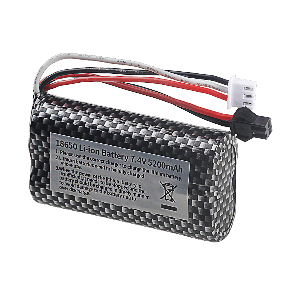 18650 7.4V 5200mAh Li-ion batt - Rc Hobby Boat のレビューと価格
