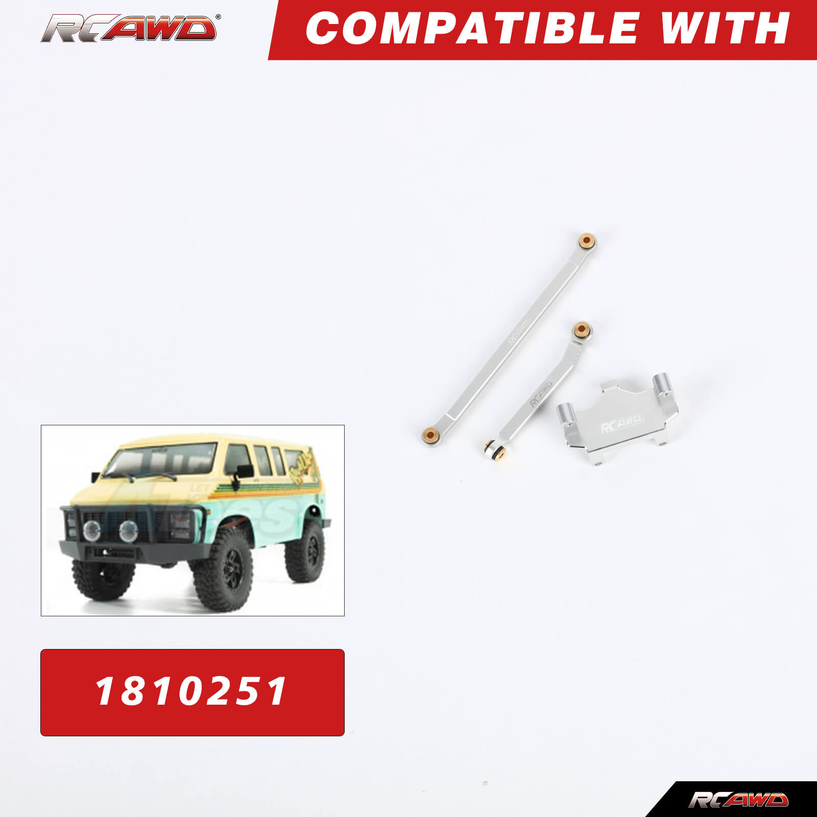 RCAWD Alloy CR18P Servo Mount  - Rc Hobby Warehouse のレビューと価格