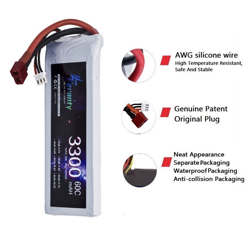 2S 7.4V LiPo Battery 3300mAh 6 - Rc Hobby Boat のレビューと価格