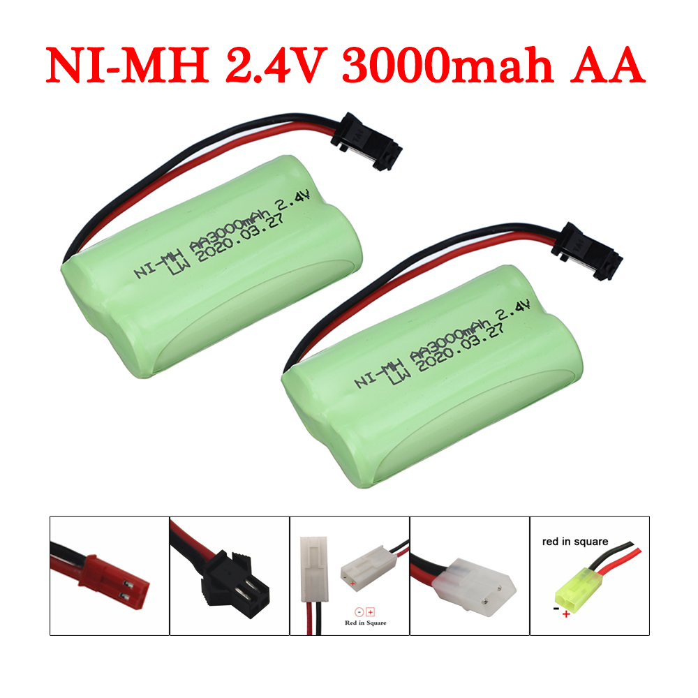 2.4V 3000mah NIMH AA Battery p - Rc Hobby Boat のレビューと価格