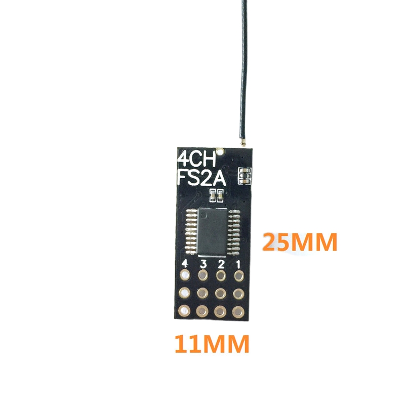 Flysky FS2A Mini Receiver 4CH  - Rc Hobby Toys のレビューと価格
