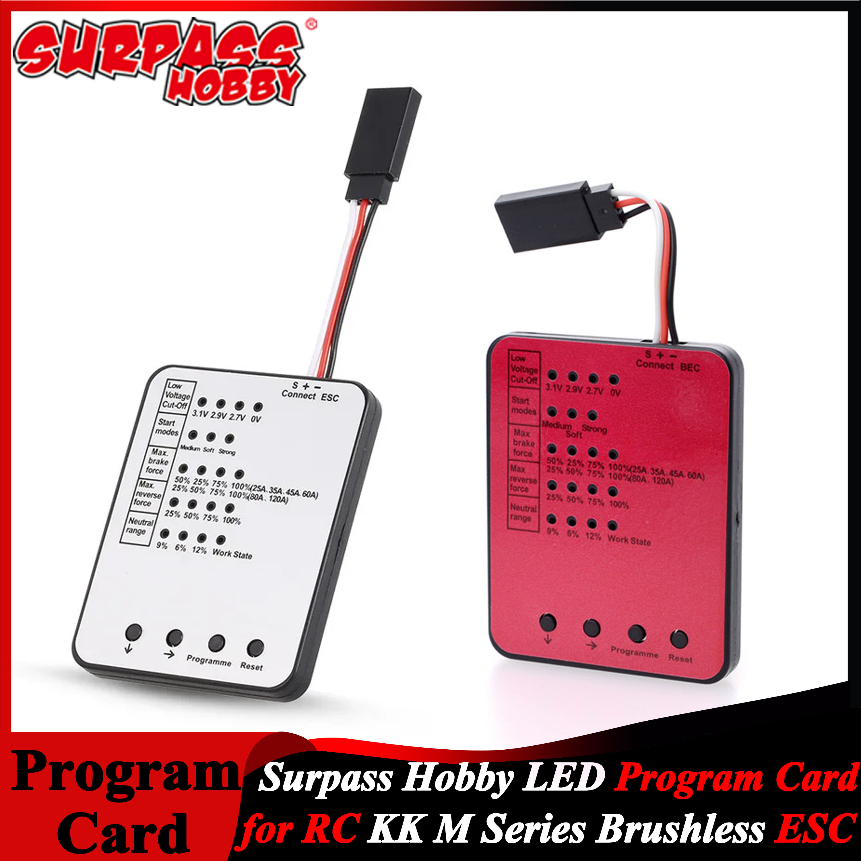 Surpass Hobby LED Programming  - Rc Hobby Motor のレビューと価格