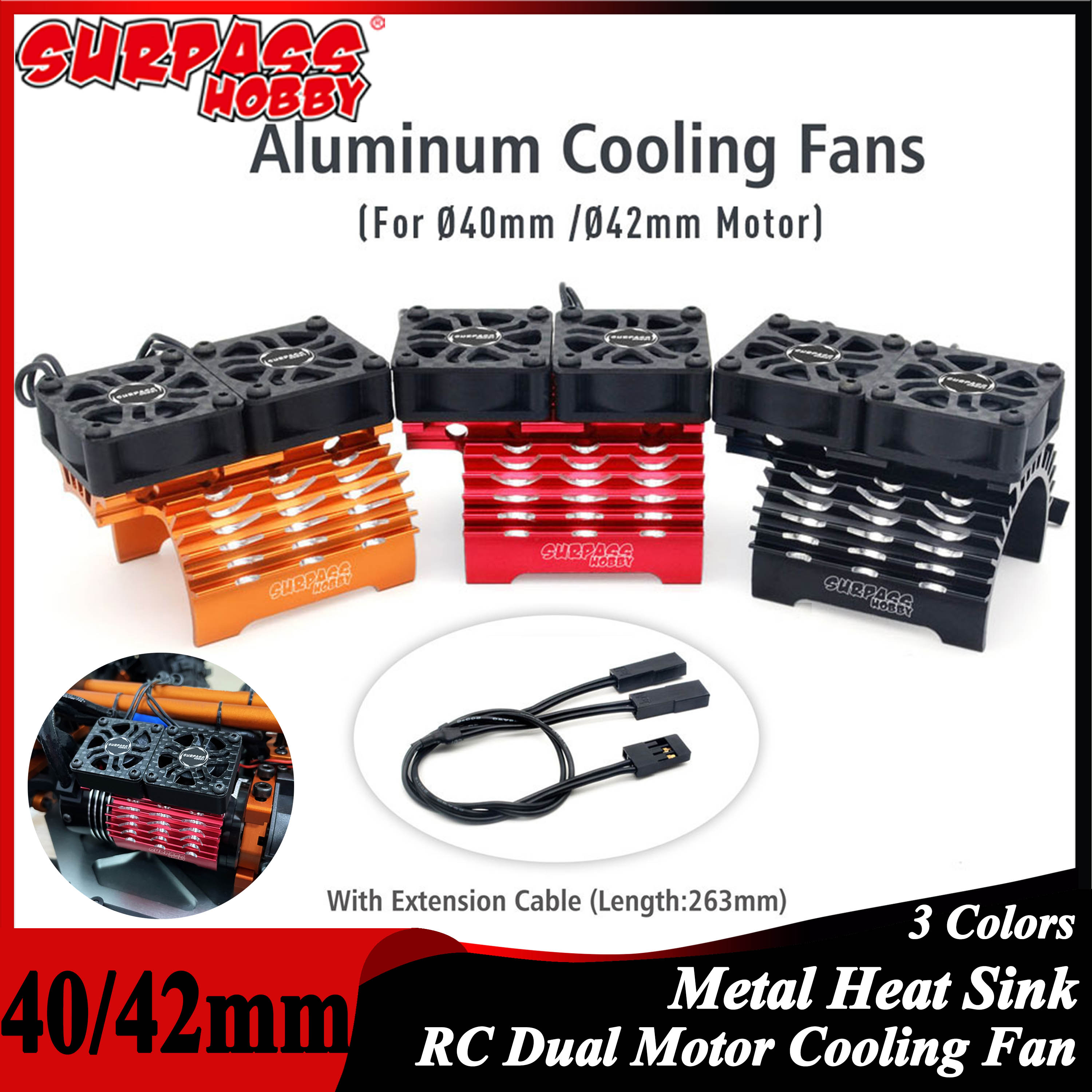 SURPASS HOBBY 40/42mm RC Motor - Rc Hobby Motor のレビューと価格
