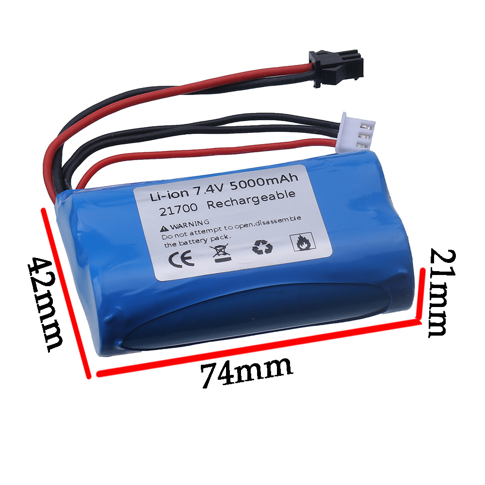 (SM Plug) 7.4V 5000mAH 21700 L - Rc Hobby Boat のレビューと価格