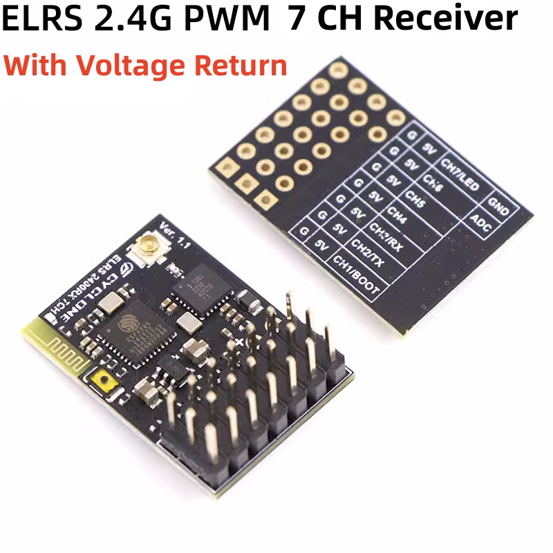ELRS 2.4G PWM 7CH 6CH CRSF Rec - Rc Hobbies のレビューと価格