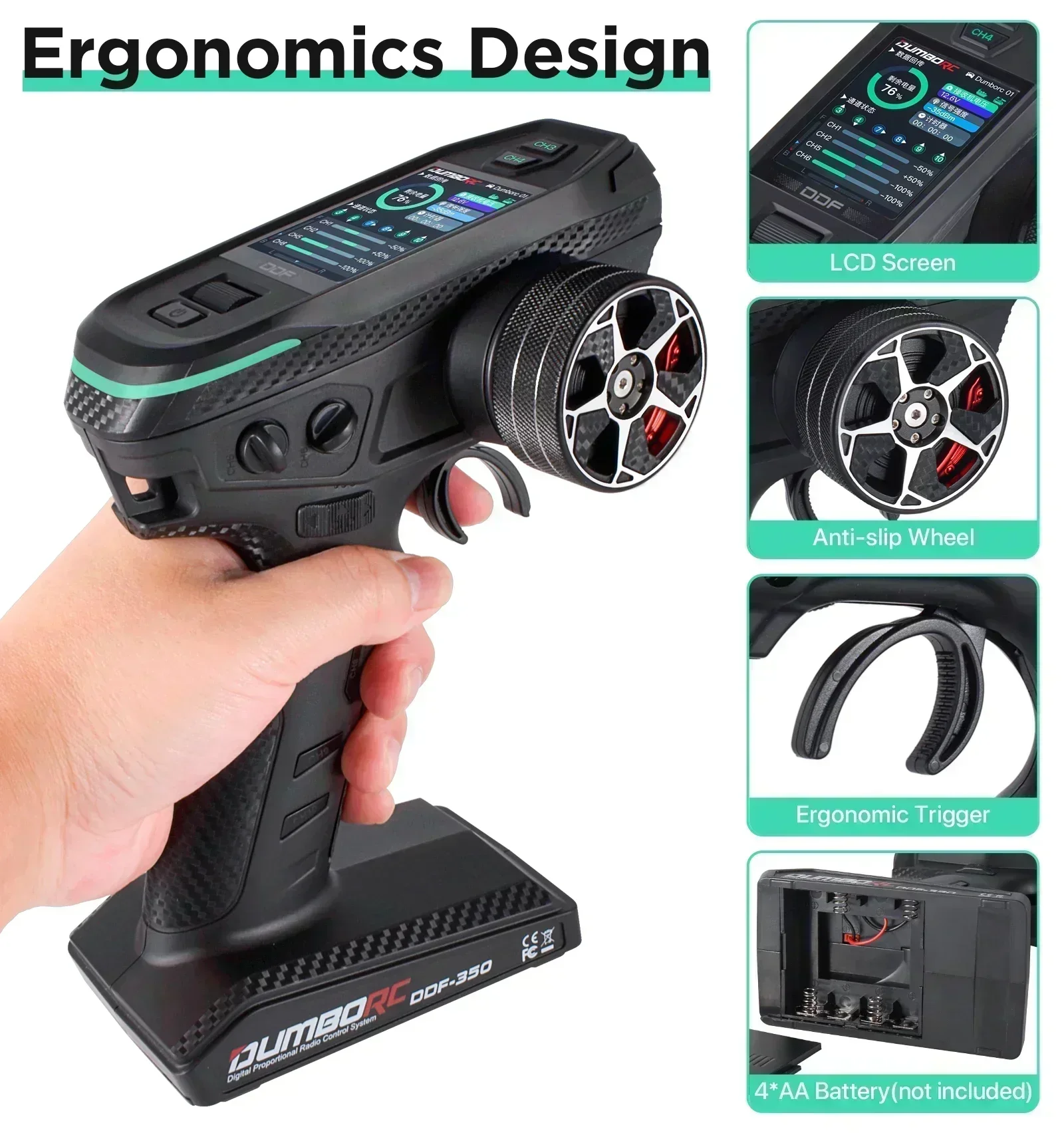 DUMBORC 10CH DDF-350 RC Remote - Rc Hobbies のレビューと価格