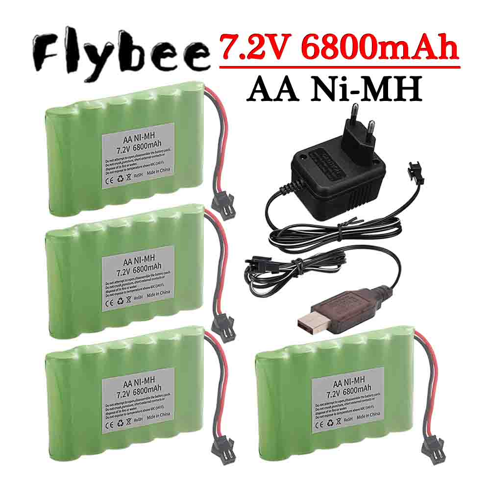 Ni-MH 7.2V 6800mAh SM Plug Bat - Rc Hobby Boat のレビューと価格