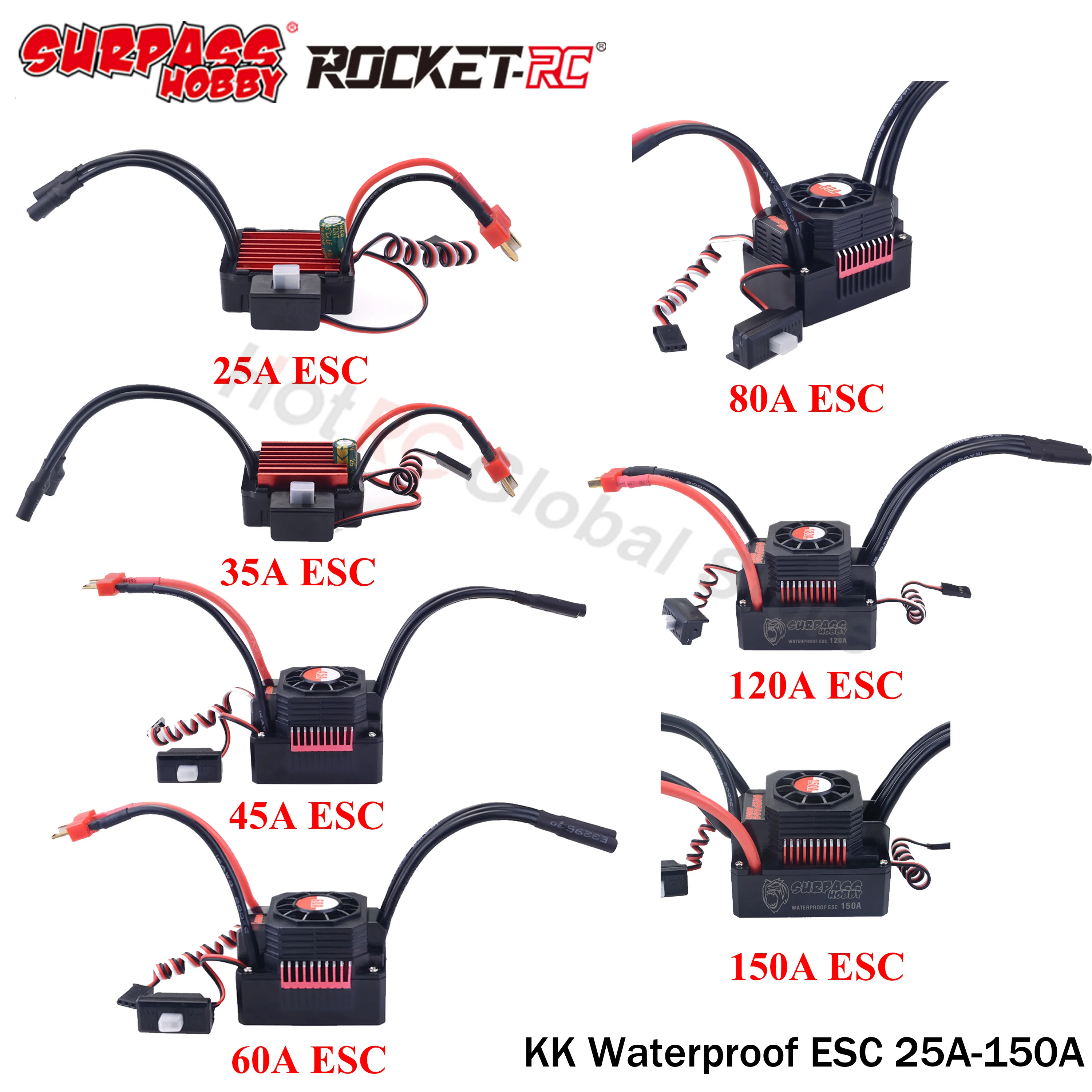 SURPASS HOBBY KK 25A 35A 45A 6 - Rc Hobby Motor のレビューと価格