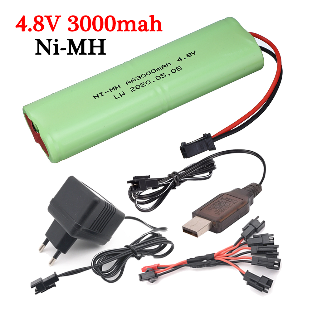 4.8v 3000mah NiMH Battery + 4. - Rc Hobby Boat のレビューと価格